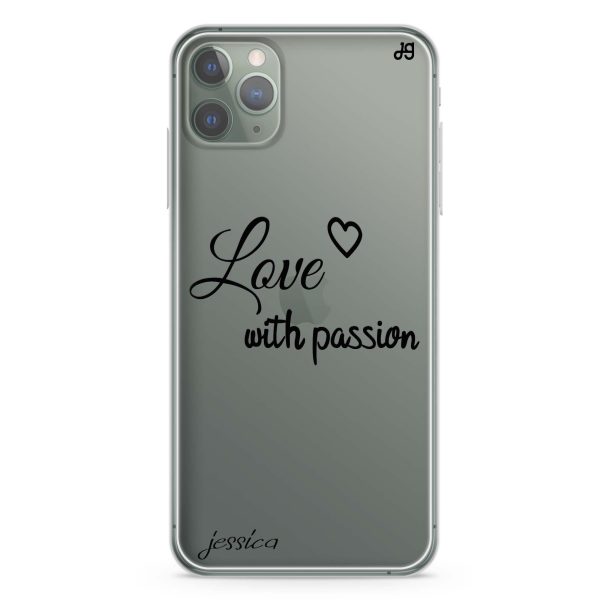 Always be true love with passion I iPhone 11 Pro Ultra Clear Case Online Sale