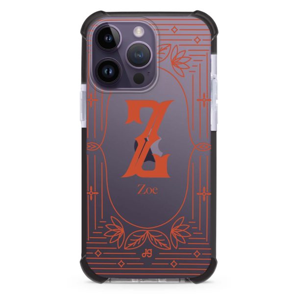 Artistic Monogram I iPhone 14 Pro Ultra Shockproof Case Online now