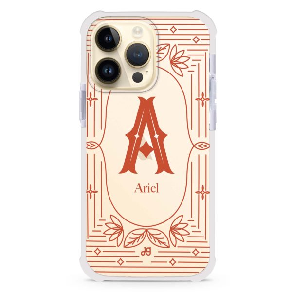 Artistic Monogram I iPhone 14 Pro Ultra Shockproof Case Online now