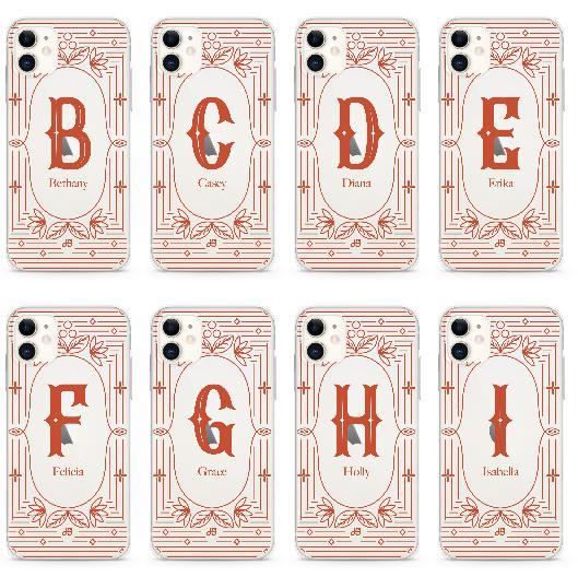 Artistic Monogram I iPhone 11 Ultra Clear Case Online now