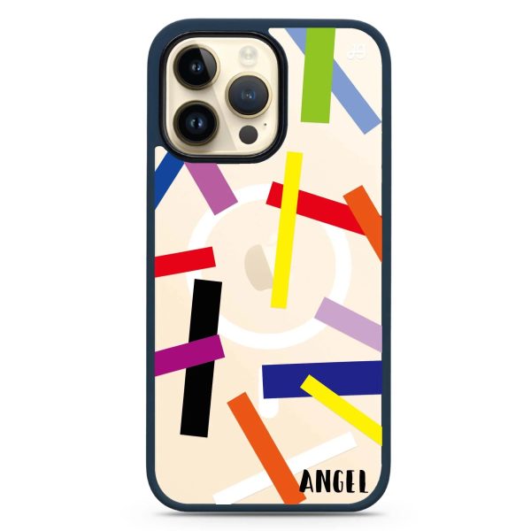 Abstract Art iPhone 14 Pro MagSafe Compatible Impact Guard Bumper Case Online