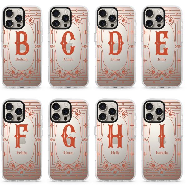 Artistic Monogram I iPhone 14 Pro Ultra Clear Case Supply