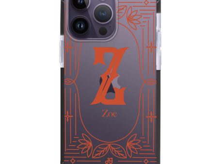 Artistic Monogram I iPhone 14 Pro Max Ultra Shockproof Case For Cheap