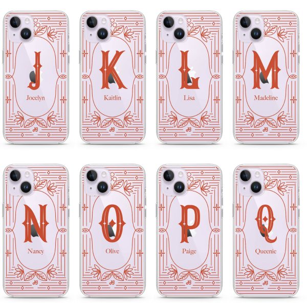 Artistic Monogram I iPhone 14 Ultra Clear Case Online Sale