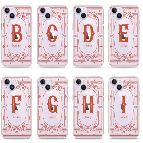 Artistic Monogram I iPhone 14 Ultra Clear Case Online Sale