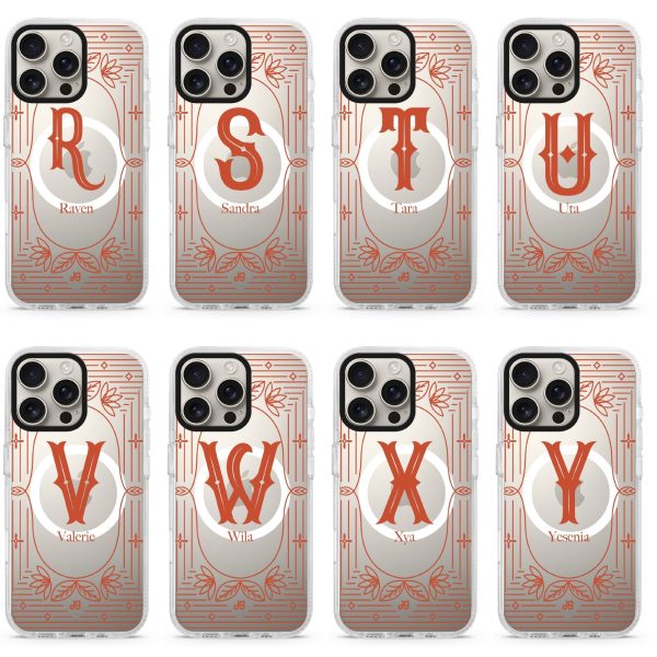 Artistic Monogram I iPhone 14 Pro MagSafe Compatible Ultra Clear Case on Sale