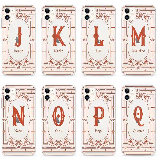 Artistic Monogram I iPhone 11 Ultra Clear Case Online now