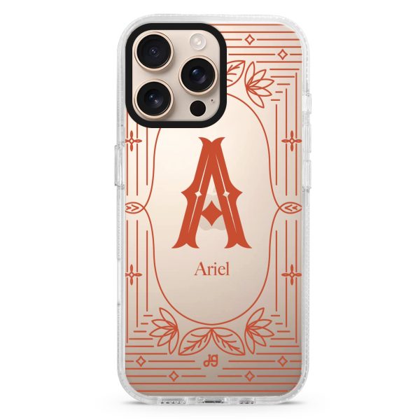 Artistic Monogram I iPhone 14 Pro Ultra Clear Case Supply