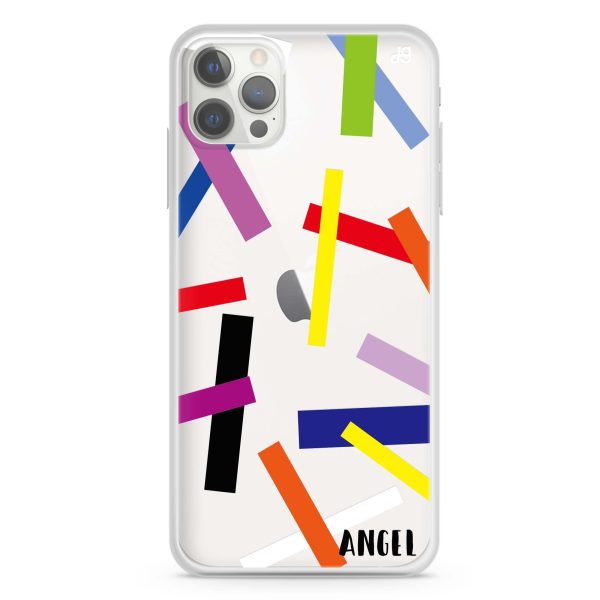 Abstract Art iPhone 12 Pro Ultra Clear Case Online Hot Sale