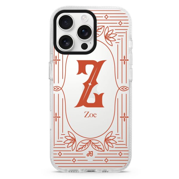 Artistic Monogram I iPhone 14 Pro Ultra Clear Case Supply