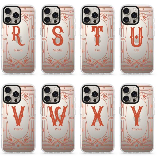 Artistic Monogram I iPhone 14 Pro Ultra Clear Case Supply