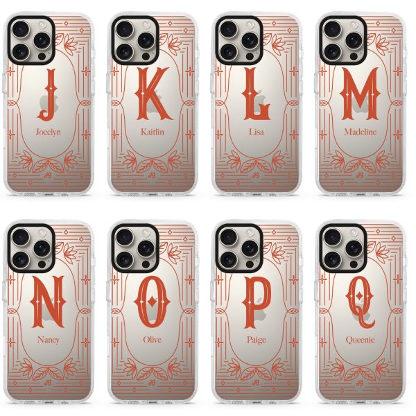 Artistic Monogram I iPhone 14 Pro Ultra Clear Case Supply