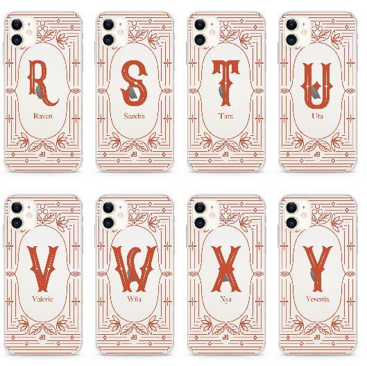 Artistic Monogram I iPhone 11 Ultra Clear Case Online now