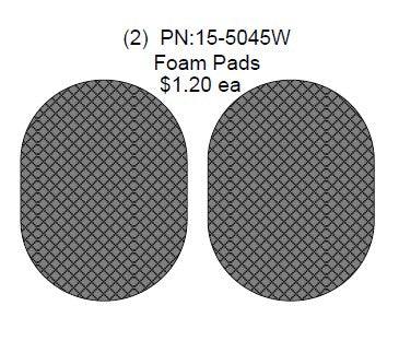 15-5045W Setcom Foam Acoustical Pads (each) Online