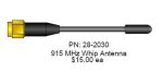 28-2030 Setcom 915 MHz Whip Antenna Discount