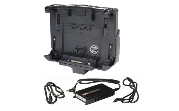 Gamber-Johnson:  KIT: Panasonic Toughpad FZ-G1 G2 Docking Station, Dual RF, VESA Hole Pattern with LIND 11-16V Auto Power Adapter with Bare Wire Lead Supply